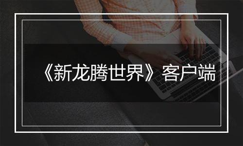 《新龙腾世界》客户端
