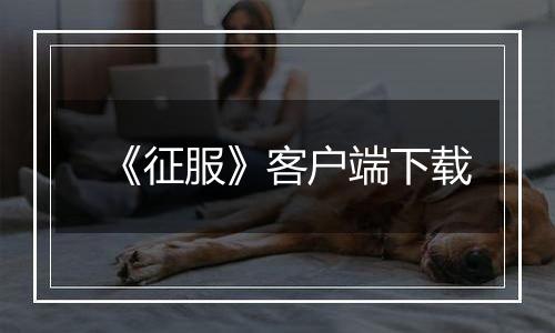 《征服》客户端下载