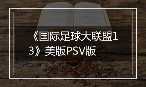 《国际足球大联盟13》美版PSV版