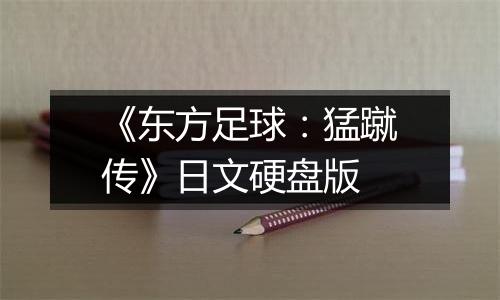 《东方足球：猛蹴传》日文硬盘版