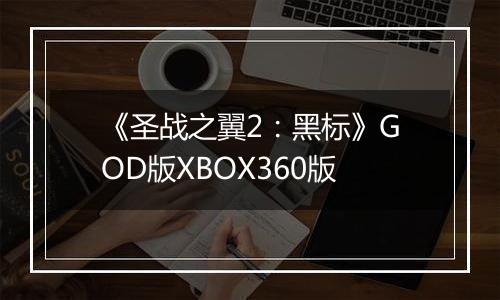 《圣战之翼2：黑标》GOD版XBOX360版