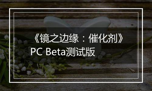 《镜之边缘：催化剂》PC Beta测试版