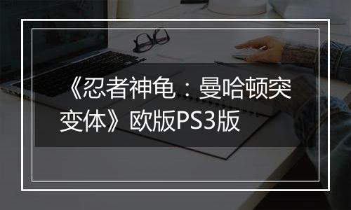 《忍者神龟：曼哈顿突变体》欧版PS3版