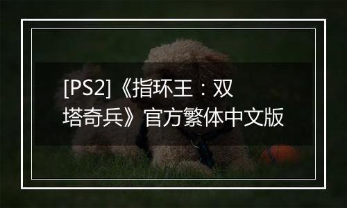 [PS2]《指环王：双塔奇兵》官方繁体中文版