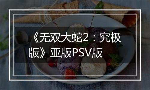 《无双大蛇2：究极版》亚版PSV版