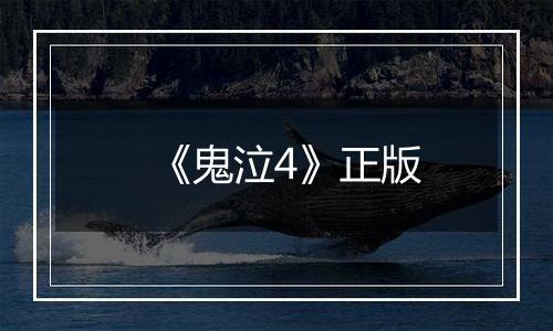 《鬼泣4》正版