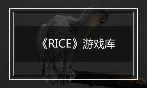 《RICE》游戏库