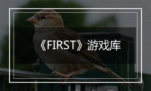 《FIRST》游戏库