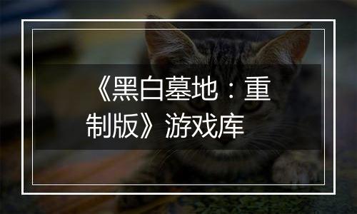 《黑白墓地：重制版》游戏库