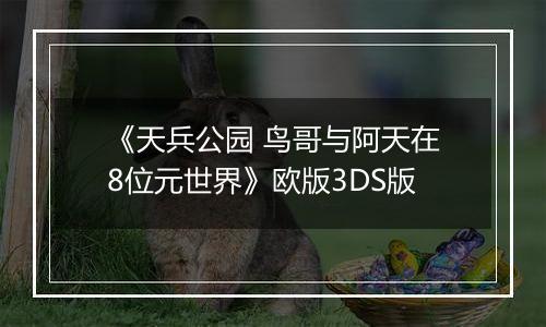 《天兵公园 鸟哥与阿天在8位元世界》欧版3DS版