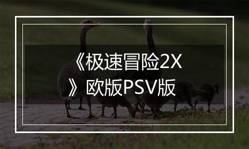 《极速冒险2X》欧版PSV版