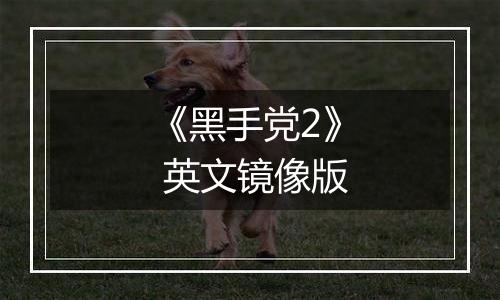 《黑手党2》 英文镜像版
