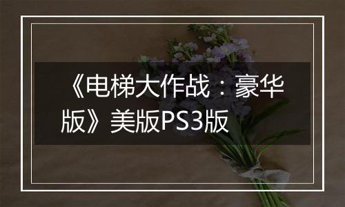 《电梯大作战：豪华版》美版PS3版