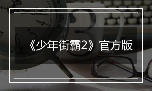 《少年街霸2》官方版