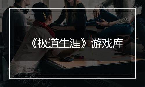 《极道生涯》游戏库