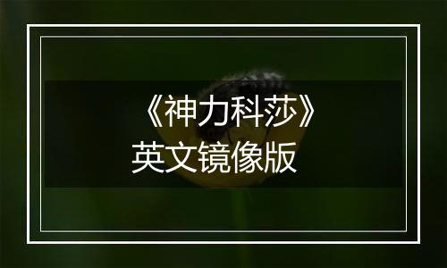《神力科莎》英文镜像版