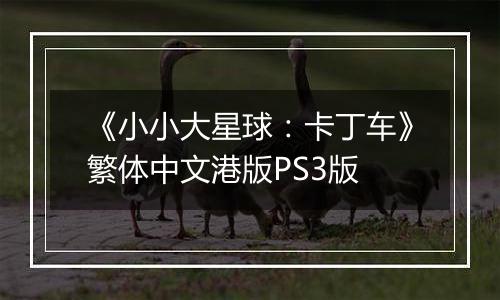 《小小大星球：卡丁车》繁体中文港版PS3版