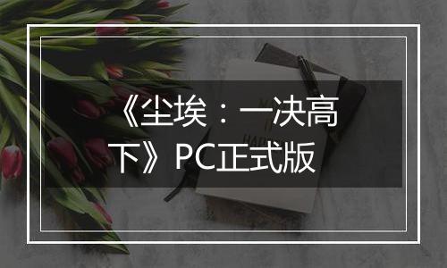《尘埃:一决高下》PC正式版