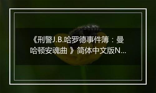 《刑警J.B.哈罗德事件簿：曼哈顿安魂曲 》简体中文版NDS版