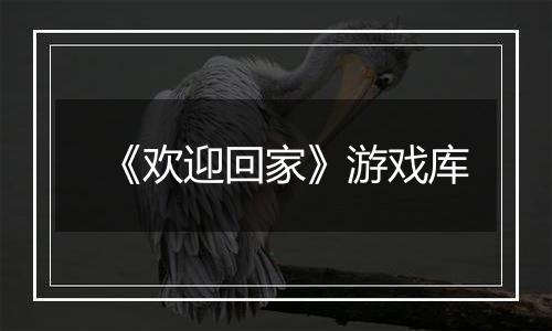《欢迎回家》游戏库