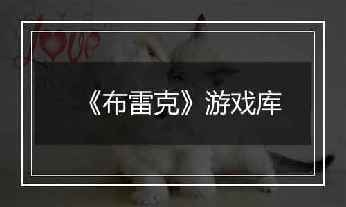 《布雷克》游戏库
