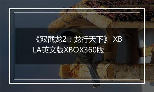 《双截龙2：龙行天下》 XBLA英文版XBOX360版