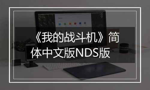《我的战斗机》简体中文版NDS版