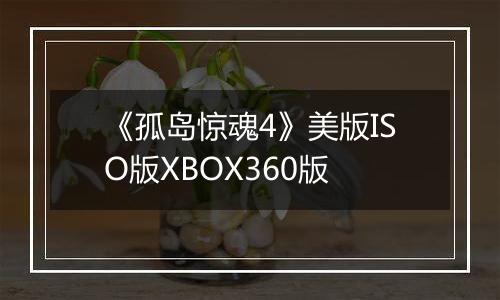 《孤岛惊魂4》美版ISO版XBOX360版