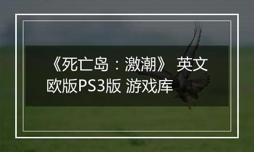 《死亡岛：激潮》 英文欧版PS3版 游戏库