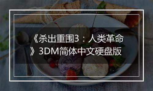 《杀出重围3：人类革命》3DM简体中文硬盘版