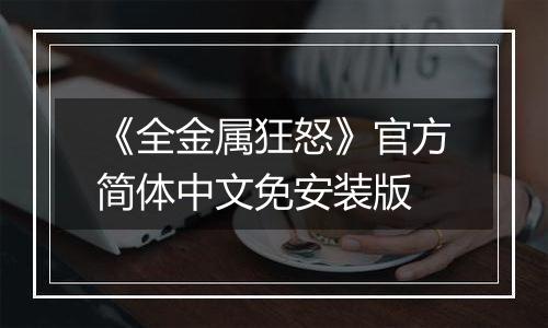 《全金属狂怒》官方简体中文免安装版