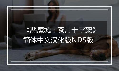 《恶魔城：苍月十字架》简体中文汉化版NDS版