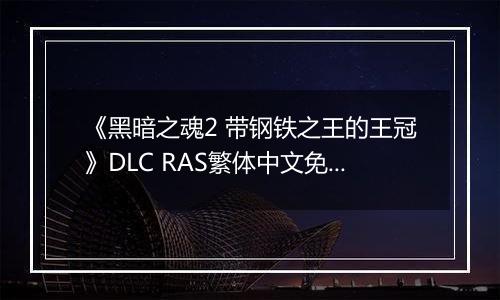 《黑暗之魂2 带钢铁之王的王冠》DLC RAS繁体中文免安装版