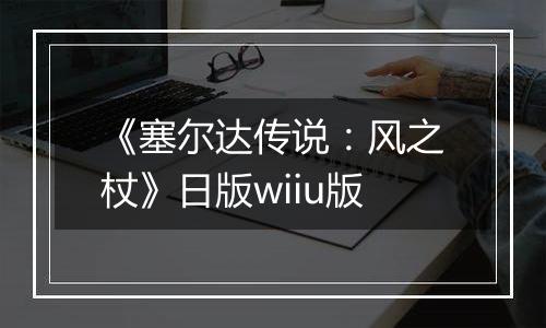《塞尔达传说：风之杖》日版wiiu版