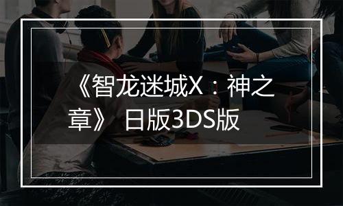 《智龙迷城X：神之章》 日版3DS版
