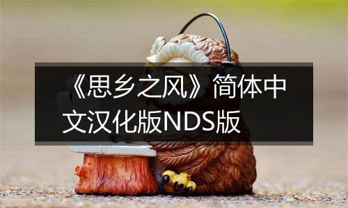 《思乡之风》简体中文汉化版NDS版