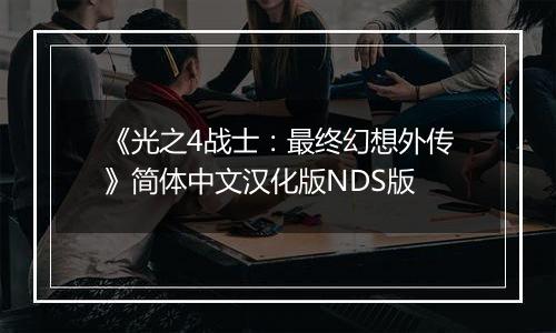 《光之4战士：最终幻想外传》简体中文汉化版NDS版