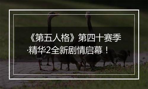 《第五人格》第四十赛季·精华2全新剧情启幕！