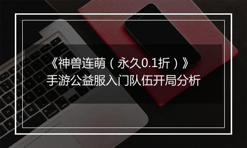 《神兽连萌（永久0.1折）》手游公益服入门队伍开局分析