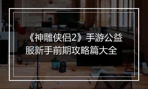 《神雕侠侣2》手游公益服新手前期攻略篇大全