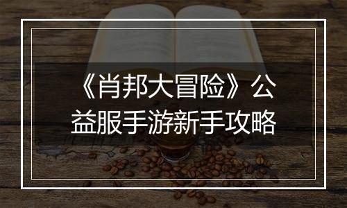 《肖邦大冒险》公益服手游新手攻略
