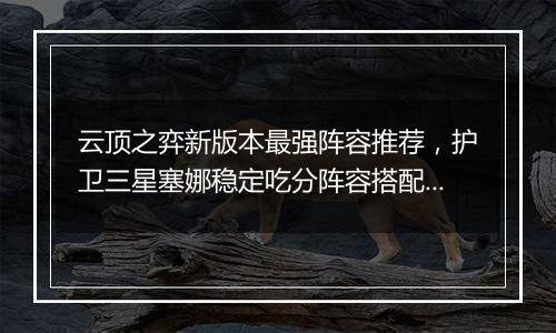 云顶之弈新版本最强阵容推荐，护卫三星塞娜稳定吃分阵容搭配教学攻略