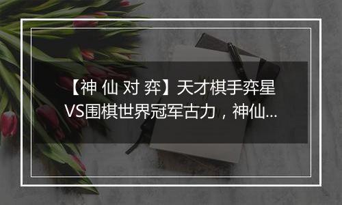 【神 仙 对 弈】天才棋手弈星VS围棋世界冠军古力，神仙打架，落子无悔！