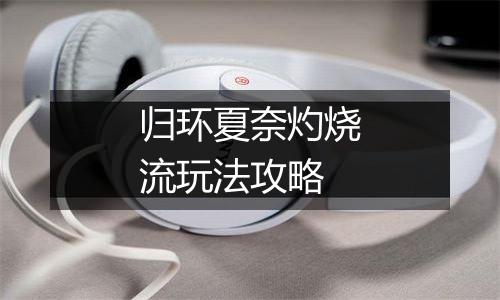 归环夏奈灼烧流玩法攻略