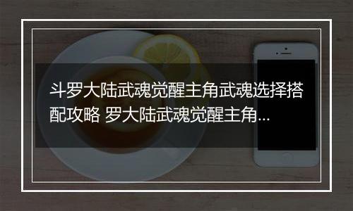 斗罗大陆武魂觉醒主角武魂选择搭配攻略 罗大陆武魂觉醒主角武魂怎么搭配？