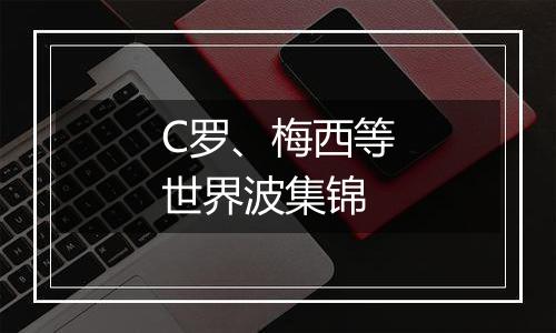 C罗、梅西等世界波集锦