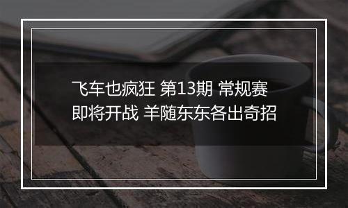 飞车也疯狂 第13期 常规赛即将开战 羊随东东各出奇招