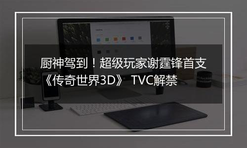 厨神驾到！超级玩家谢霆锋首支《传奇世界3D》 TVC解禁