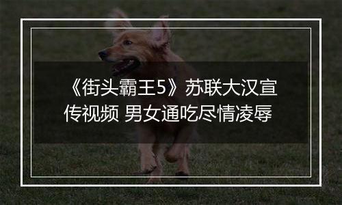 《街头霸王5》苏联大汉宣传视频 男女通吃尽情凌辱