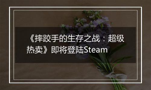《摔跤手的生存之战：超级热卖》即将登陆Steam